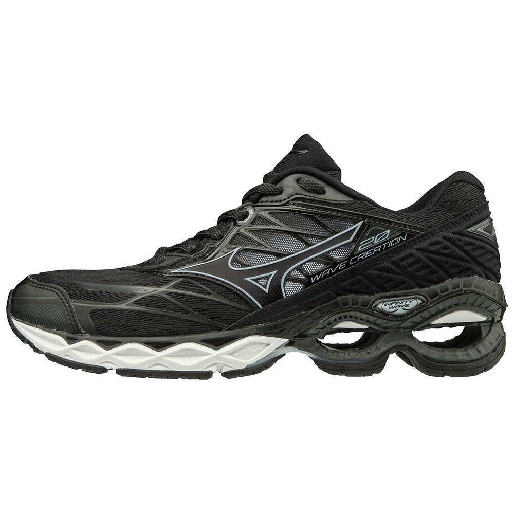 Zapatillas Running Mizuno WAVE CREATION 20 Mujer Negras/Azules España ZUTJ-16075